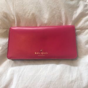 Pink Kate Spade wallet